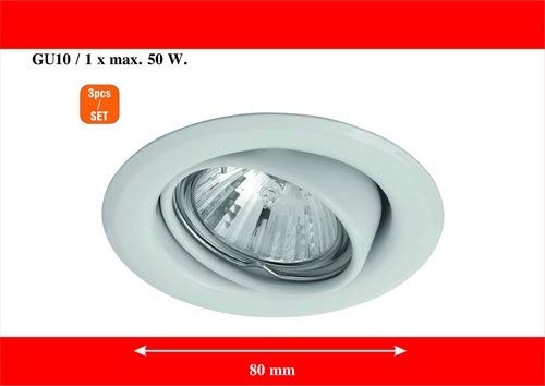 Raba Lux Spotlight Fitting Light 1121, White - Image 3