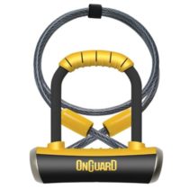 On-Guard Pitbull Mini DT-8008 Keyed Shackle Lock, Black, 9.0 x 14.0 cm