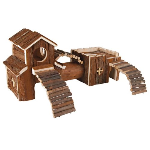 Trixie 6163 Natural Living tunnel system Frida, for hamsters and mice 47 × 22 × 15 cm, without resin channels