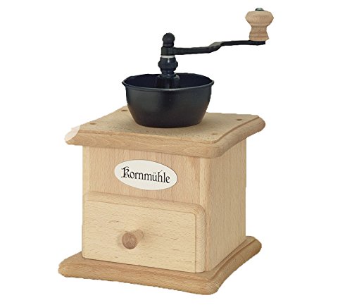 Zassenhaus Corn Mill, Wood, Brown/Black, 9 x 12 x 16 cm