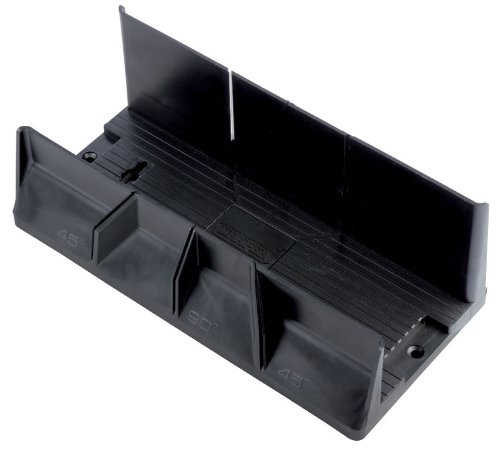 Draper Maxi Mitre Box, 325mm x 160mm x 160mm - 48678 - Wood Angle Cutting Guide Miter Tool, Blue, Black