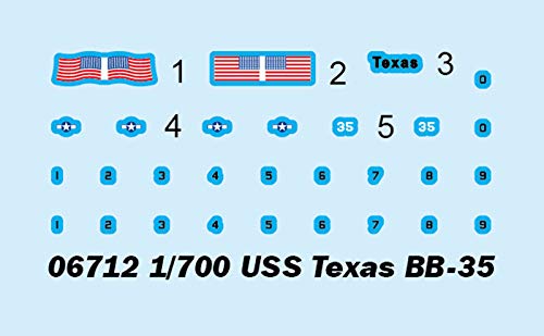 Trumpeter 1:700 - USS Texas BB-34, Various, 1/700 scale - Image 3