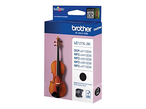 Brother LC127XLBK, Super High Yield, black, original, ink cartridge, for Brother DCP-J4110DW, MFC-J4410DW, MFC-J4510DW - Image 3