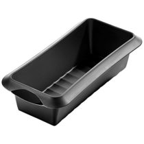 Lekue 1230 ml 24 cm Plum Cake Mould, Black