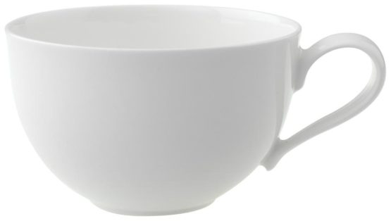 Villeroy & Boch New Cottage Basic Cappuccino Cup, 390 ml, Height: 7 cm, Premium Porcelain, White