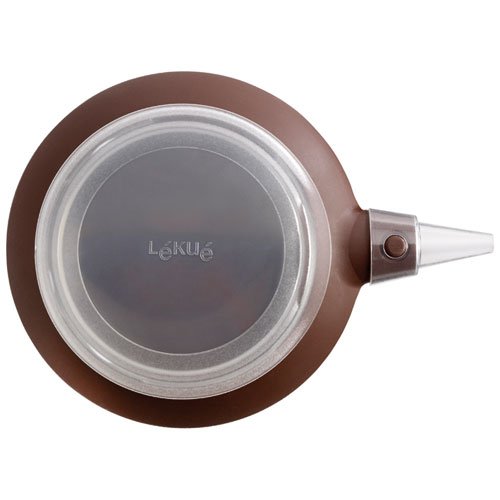 Lékué - Decomax - Silicone Pastry Bag with 6 nozzles, Brown, 3403200M02U004, 1