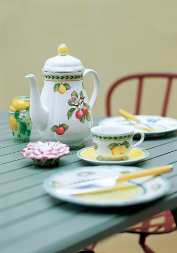 Villeroy & Boch 1022810100 French Garden Fleurence Coffee Pot, 1.25 Litre, Premium Porcelain, White/Multicoloured - Image 3