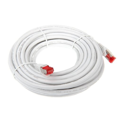 InLine 76400W Patch Cable/S/FTP (PiMf) / Category 6/10 m/White - Image 2
