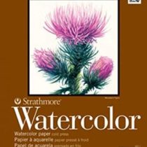 Pro-Art Strathmore Watercolor Paper Pad x inch, 12 Sheets, White, 12" x 12"