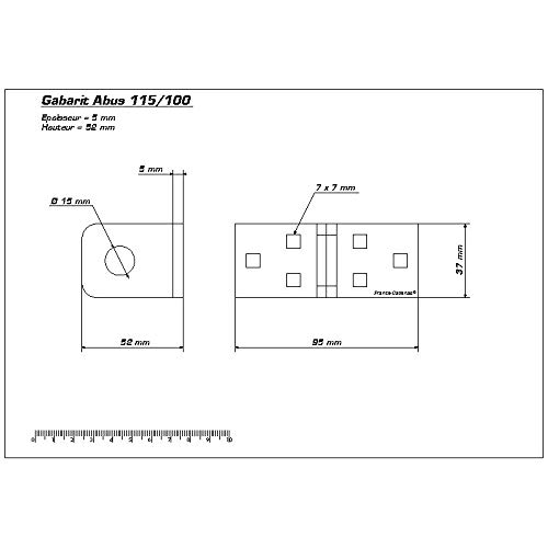 ABUS Hasp 115/100 - Device for Padlocks - for retracting Doors and Roller shutters - ABUS Security Level 6 - Silver - Image 4