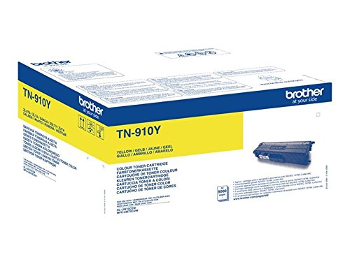 Brother TN-910Y Toner Cartridge, Yellow, Single Pack, Ultra High Yield, Includes 1 x Toner Cartridge, Brother Genuine Supplies - Image 2