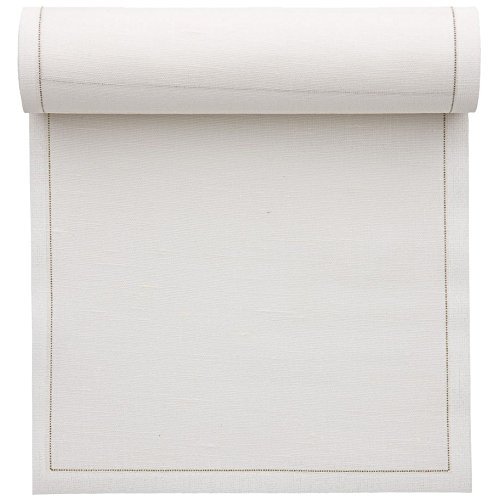 MYdrap 50 Units Per Roll Cocktail Napkins, Linen, White, 11cm x 11cm, 12.7 x 5.1 cm (Set of 1)