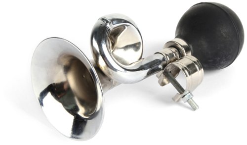 Kikkerland Bike Horn - Silver, Medium