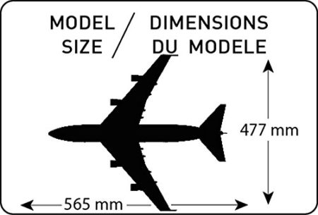 Heller 80459" Boeing 747" Model Kit, 1:125 Scale - Image 2