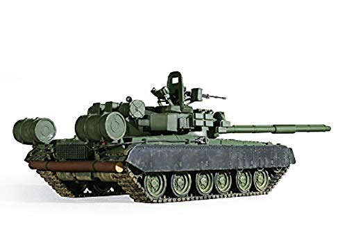 GSI Creos Zvezda 500783592-1:35 Model Building Russian Battle Tank T-80BV, Green, Small - Image 3