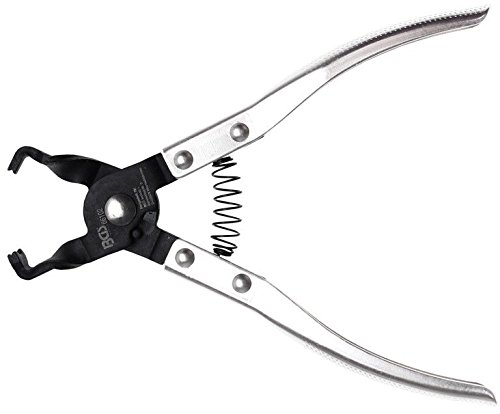 BGS 66102 Spring Clamp Pliers for Fuel Lines 180 mm, Silber, Schwarz