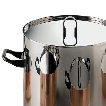 Alessi La Cintura Di Orione 24 cm Stock Pot, Silver, 3.8 x 29 x 4.7 cm - Image 2