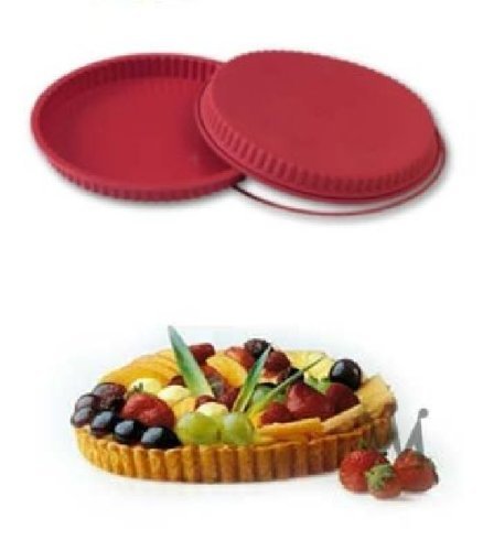 Silikomart SFT428 Crostata Silicone Flan and Tart Mould, 280 mm - Image 2