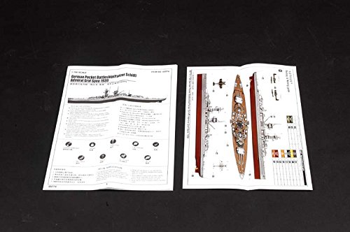 Trumpeter 1:700 - German Admiral Graf Spee (1939), Various, Mittel - Image 4