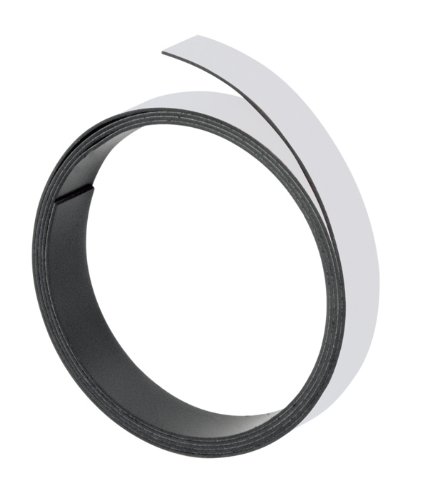 Franken M801-01 Magnetic Strips 5 mm x 1 m Red 10 mm Grey