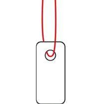 Herma 6919 Strung Marking Tags 10 x 22 mm with String 1000 Tags White