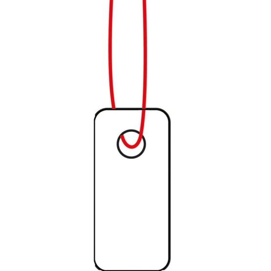 Herma 6919 Strung Marking Tags 10 x 22 mm with String 1000 Tags White