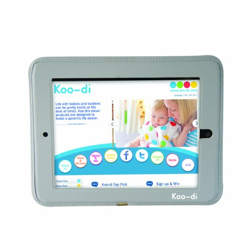 Koo-Di Stay Tuned Tablet Holder for Car - Grey