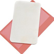 DMT D3F 3-Inch Dia-Sharp Credit Card Sized Fine Sharpener - red