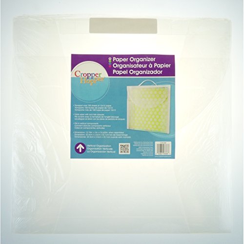 Cropper Hopper 12 x 12-inch Paper Organizer, Transparent – BigaMart