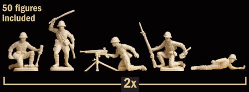 Italeri 1:72 - WWII Japanase Infantry, Brown, Small - Image 4