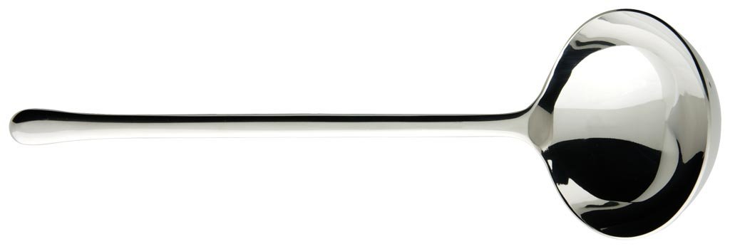 Villeroy & Boch Udine 283 mm Large Soup Ladle, Silver Gray