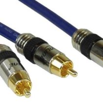 InLine® 2m Premium 2x RCA Male to 3.5mm Male Audio Cable with Golden Contacts