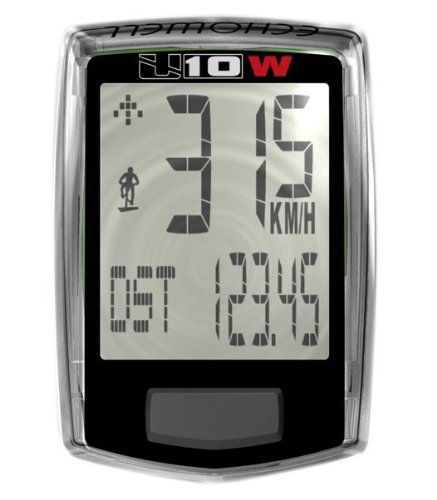 ECHOWELL Cyclecomputer U10 10 Functions - U10 Black - Wireless, One Size