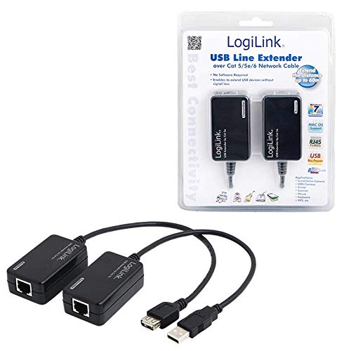 LogiLink UA0021D - USB 2.0 extender (extension via RJ45 cable) up to 50 m, black - Image 4