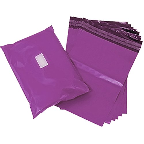 Triplast 10 x 14-Inch Plastic Mailing Postal Bag - Purple (Pack of 1000), 10" x 14"