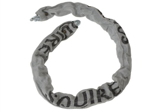 Squire Henry X Hardened Steel Security Chain with Grey Sleeve, 1200 mm Chain (Length) x 8 mm Link (Diameter)