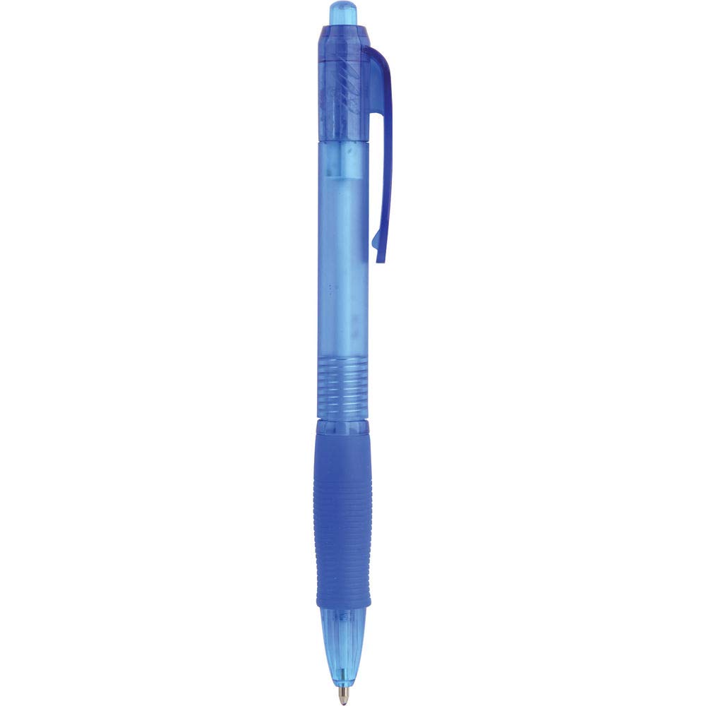 Q-Connect Retractable Ballpoint Pen Medium Blue (Pack of 10) KF00268, 1 count (Pack of 10)