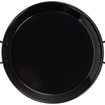 Vaello La Valenciana Enamelled Steel Induction Paella Pan, 30 cm, Black