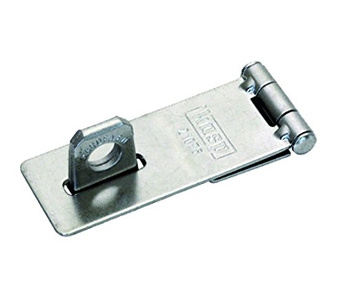Kasp 210 Traditional Hasp & Staple - 75 Millimeters, 75 mm, Silber