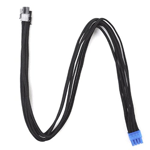 SilverStone SST-PP06B-PCIE55 - 55cm PCI-E 8pin(6+2) Sleeved PSU Cable, black - Image 2