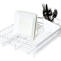 Delfinware 2100W White Large Dish Drainer