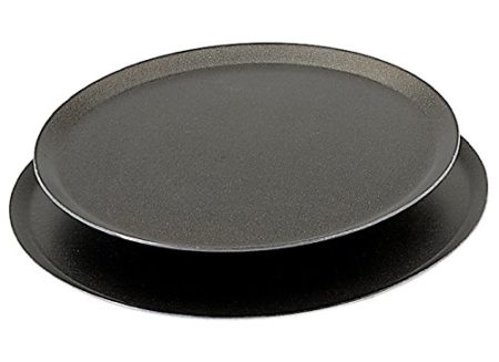 De Buyer 8136.28 Choc Non-Stick Aluminium Round Pizza Tray, 28 cm Diameter