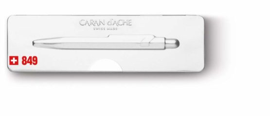 Caran d'Ache 849 POP Ballpoint Pen with Box - White - Image 2