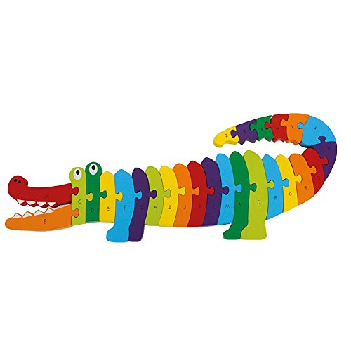Legler Puzzle Crocodile ABC Non-Wooden Puzzles