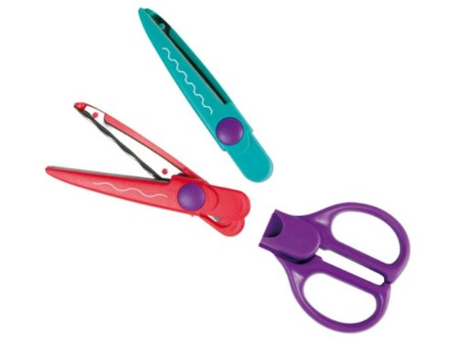 Milan Multicolor Decorative Scissors with 8 Interchangeable Blades: 14930908, Medium