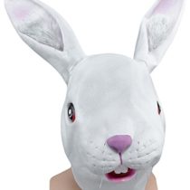 Bristol Novelty BM250 Rabbit Overhead Mask, White, One Size