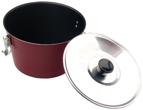 Ibili 20 cm Charlotte Mould W/Lid Venus, Black/Red/Transparent