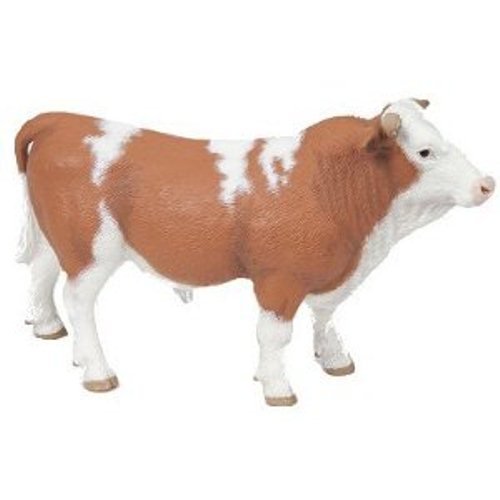 Papo 51142 Simmental bull FARMYARD FRIENDS Tiere Figurine, Small/Miniature