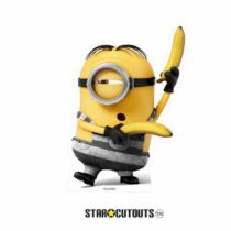 Star Cutouts SC1043 Life Size Cut Out Of Prison Banana Minion, 84 cm