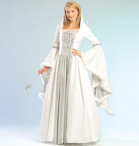McCall's Patterns M5731 Size Miss Small-Medium-Large-Extra-Large Misses'/ Children's/ Girls' Princess Costumes, Pack of 1, White - Image 4